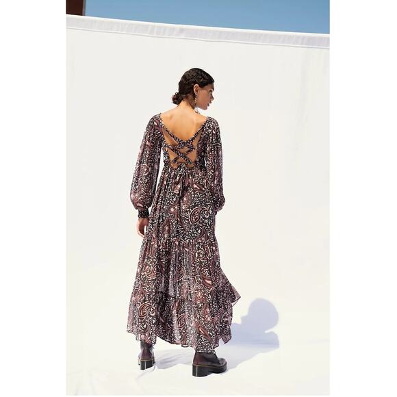 New Free People Folklore Maxi Dress Size small - Picture 2 of 9